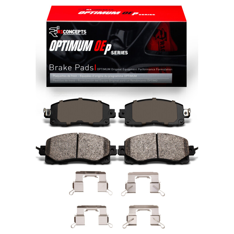 Subaru Crosstrek Brake Pads - Front - R1 Concepts - Optimum OE - `17-`25